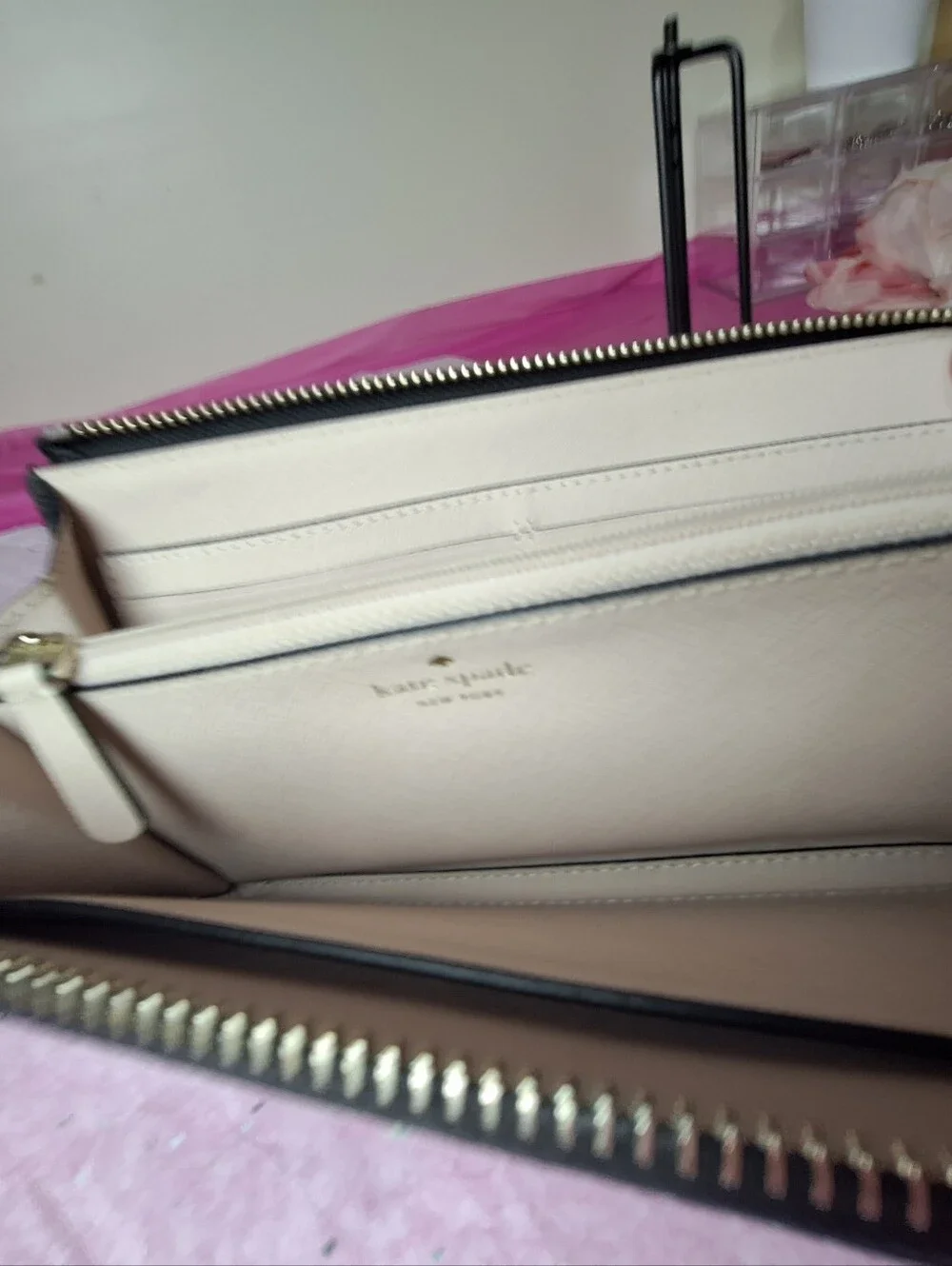 Kate Spade Wallet Black Leather